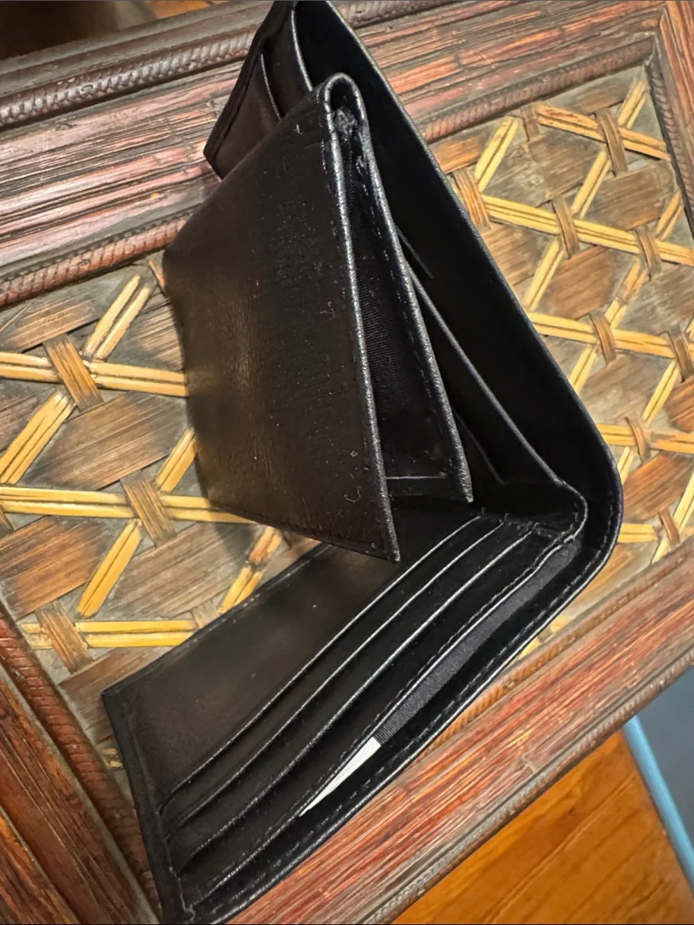 Calvin Klein Black Leather Wallet NEW